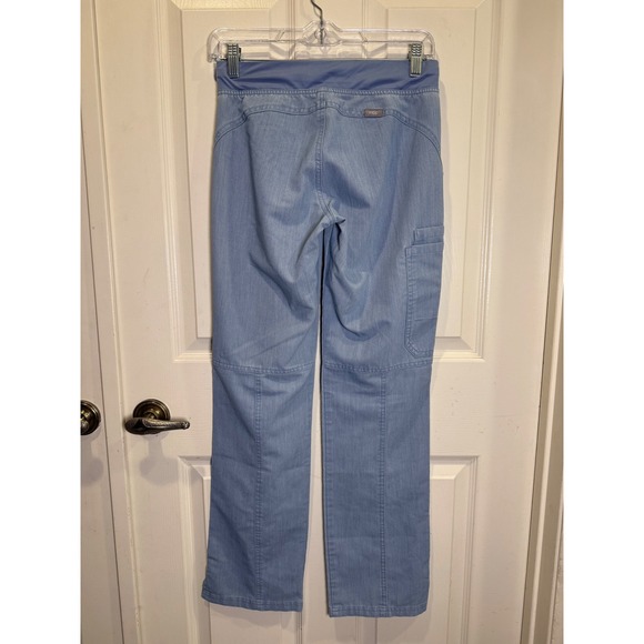 FIGS Kade Cargo Scrub Pants Heather Denim Technical Collection Size XXS - Picture 4 of 8